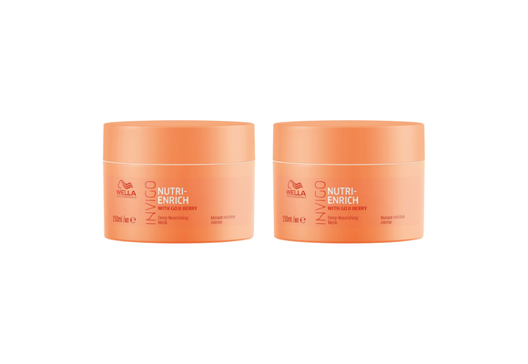 Wella Invigo Nutri Enrich Mask Droog Haar - 2 Stuks - Voordeelverpakking