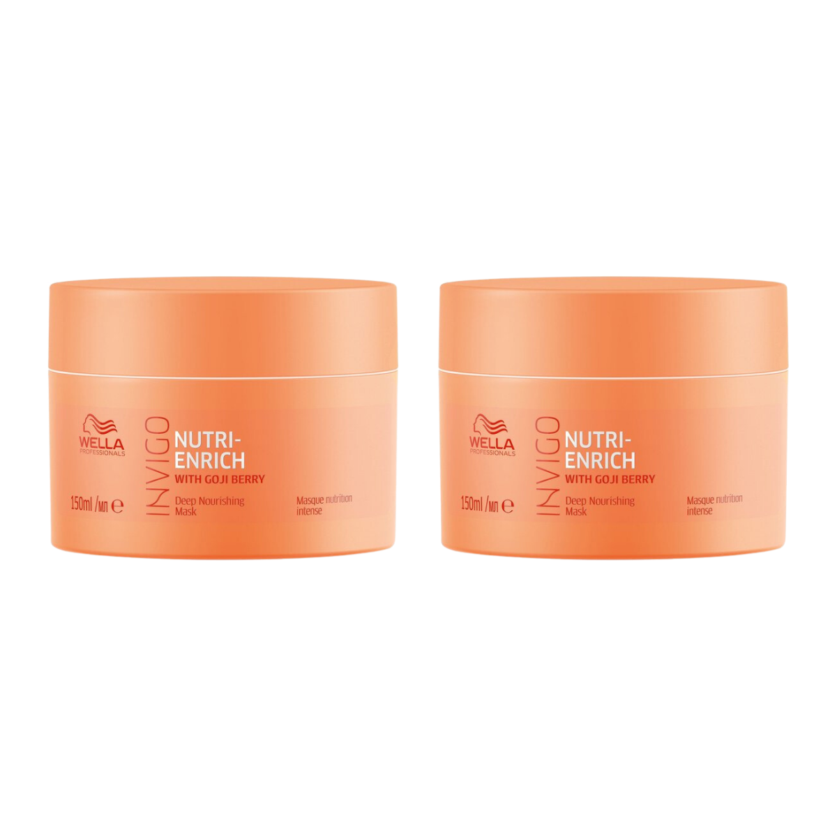 Wella Invigo Nutri Enrich Mask Droog Haar - 2 Stuks - Voordeelverpakking