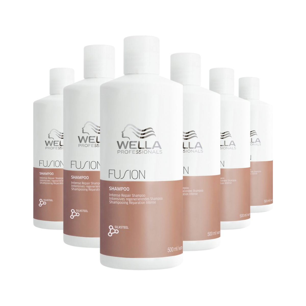 Wella Fusion Shampoo 500ml - 6 Stuks - Voordeelverpakking