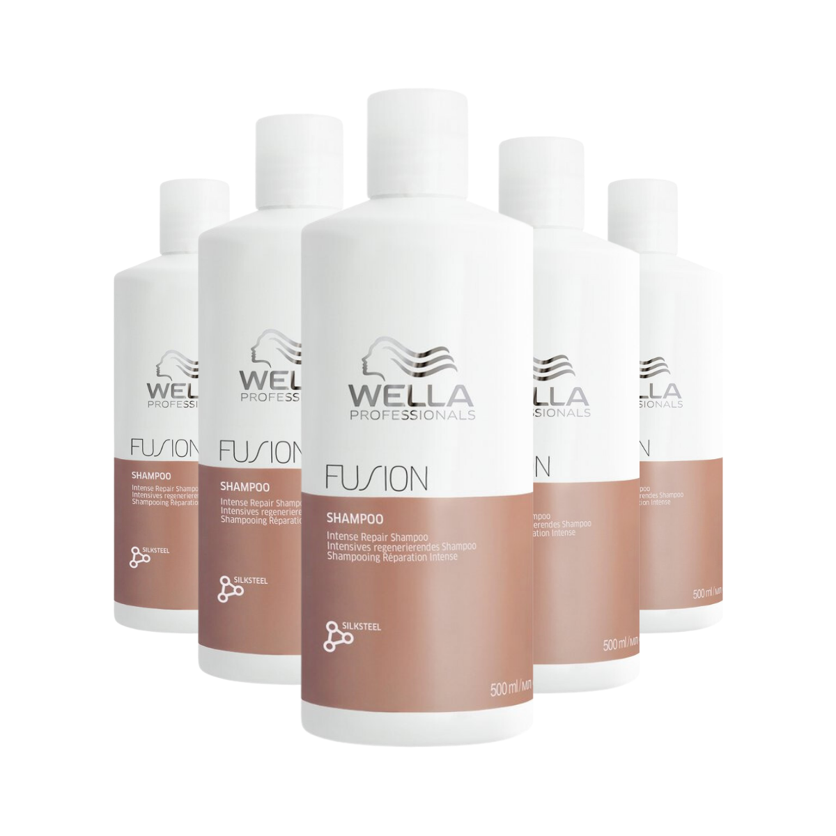Wella Fusion Shampoo 500ml - 5 Stuks - Voordeelverpakking