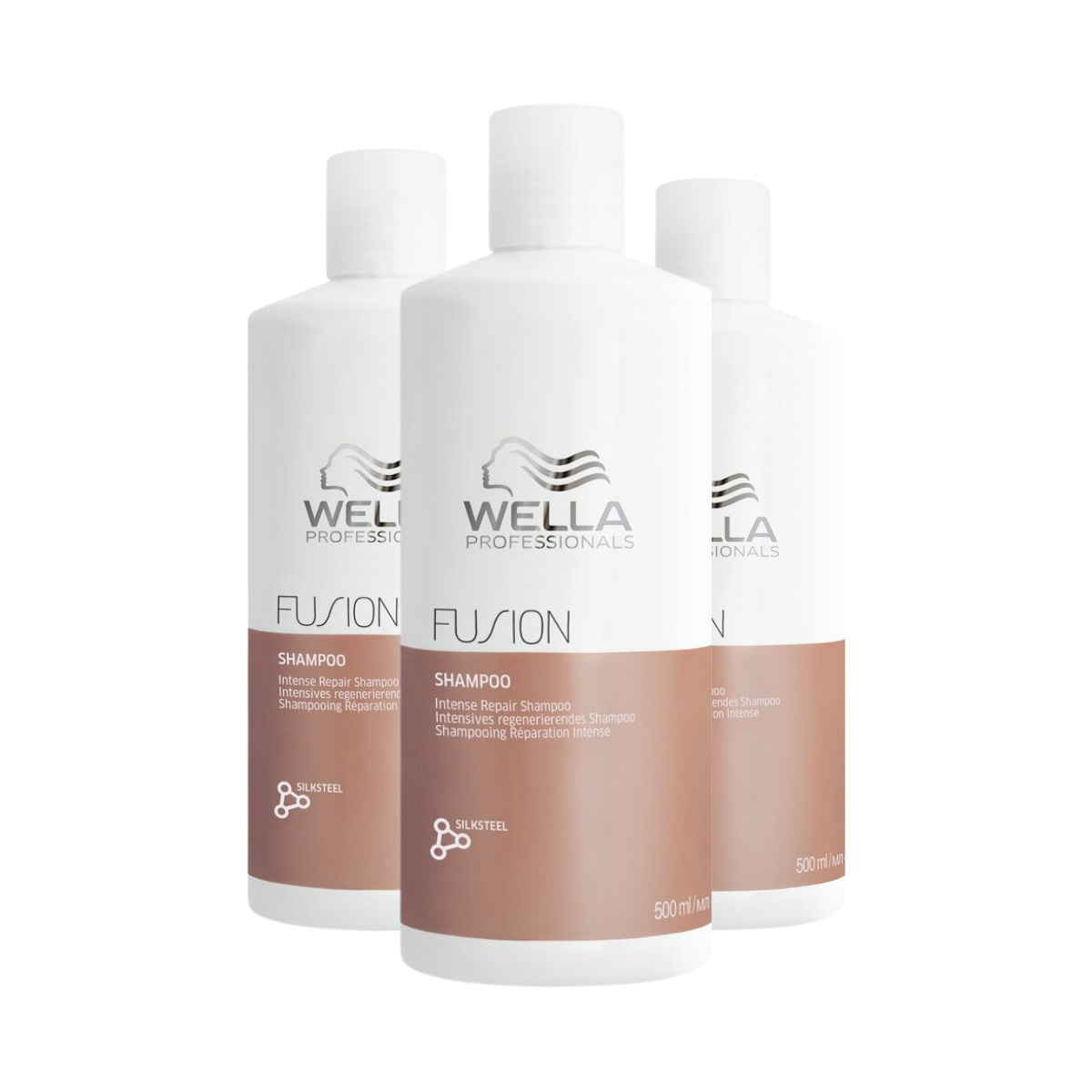 Wella Fusion Shampoo 500ml - 3 Stuks - Voordeelverpakking