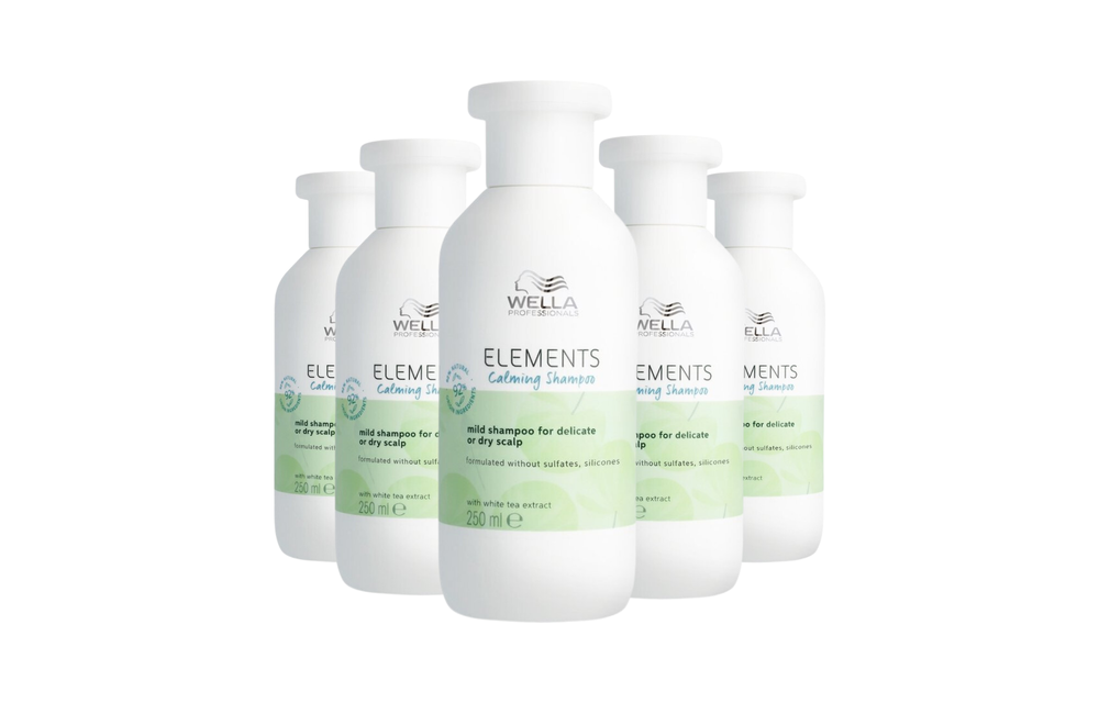 Wella Elements Calming Shampoo 250ml - 5 Stuks - Voordeelverpakking