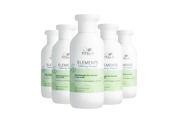 Wella Elements Calming Shampoo 250ml - 5 Stuks - Voordeelverpakking