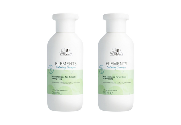 Wella Elements Calming Shampoo 250ml - 2 Stuks - Voordeelverpakking