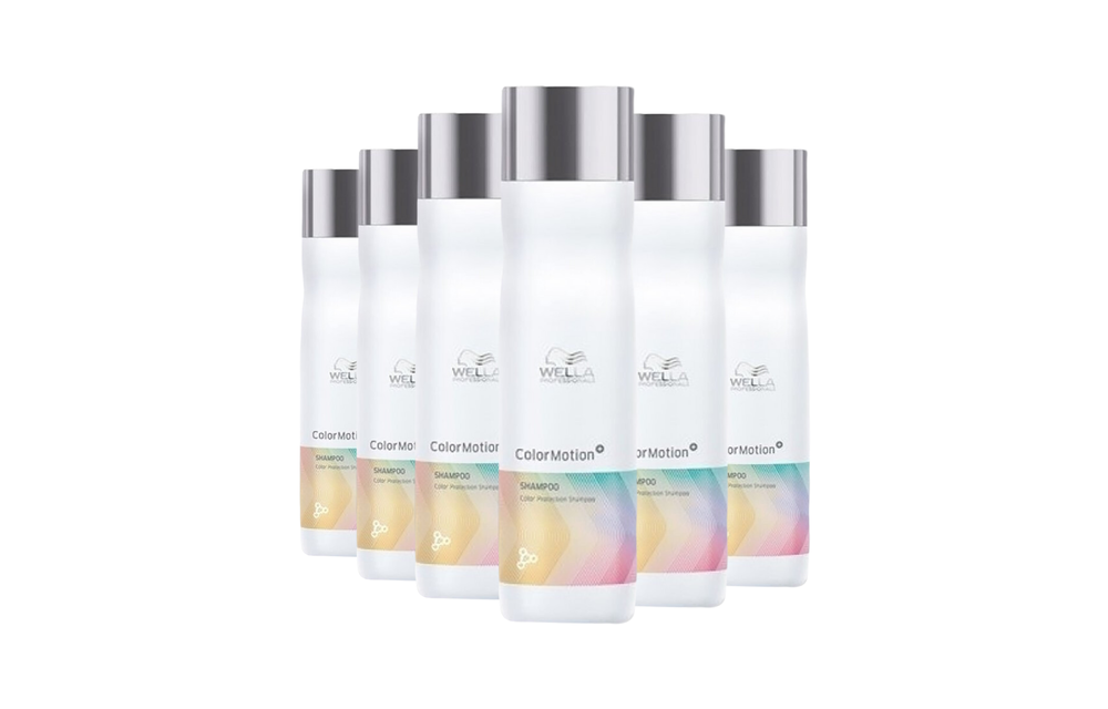 Wella Colormotion Shampoo 250ml - 6 Stuks - Voordeelverpakking