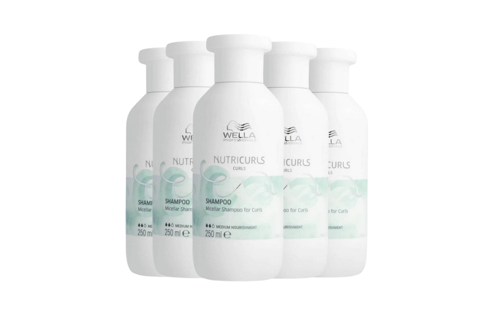 Wella Nutricurls Shampoo Curls 250ml - 5 Stuks - Voordeelverpakking