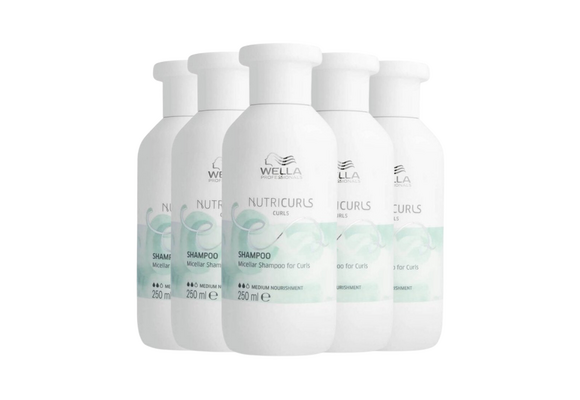 Wella Nutricurls Shampoo Curls 250ml - 5 Stuks - Voordeelverpakking