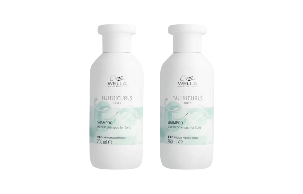 Wella Nutricurls Shampoo Curls 250ml - 2 Stuks - Voordeelverpakking