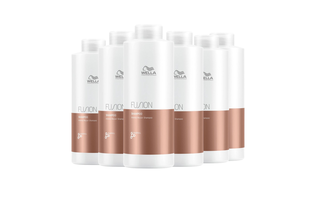 Wella Fusion Shampoo 1L - 6 Stuks - Voordeelverpakking