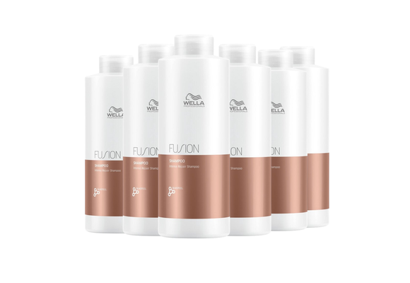 Wella Fusion Shampoo 1L - 6 Stuks - Voordeelverpakking