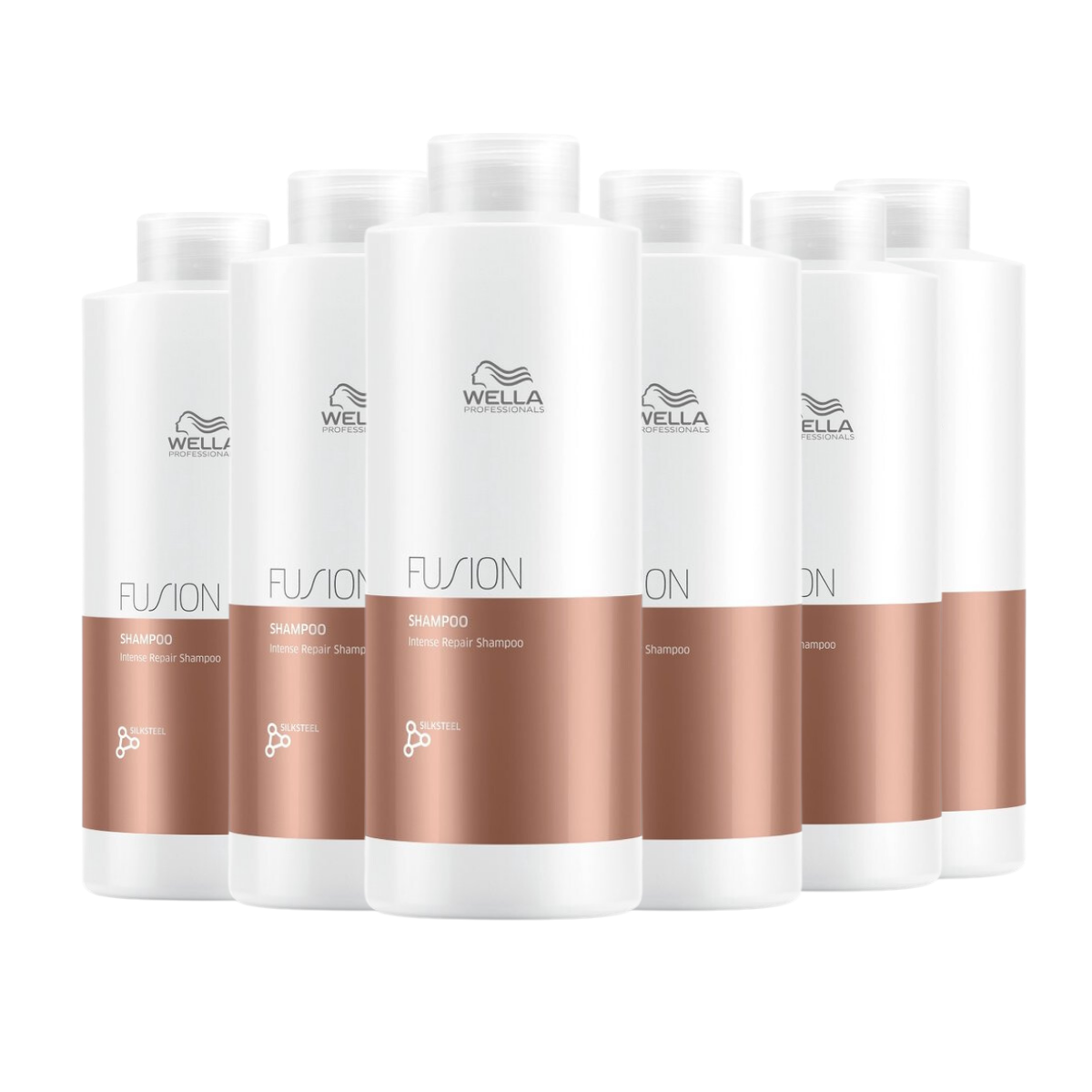 Wella Fusion Shampoo 1L - 6 Stuks - Voordeelverpakking