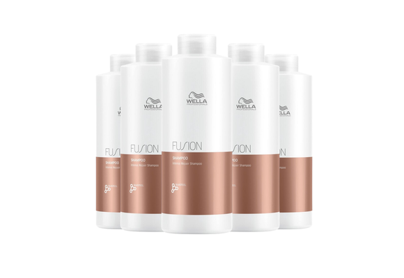 Wella Fusion Shampoo 1L - 5 Stuks - Voordeelverpakking