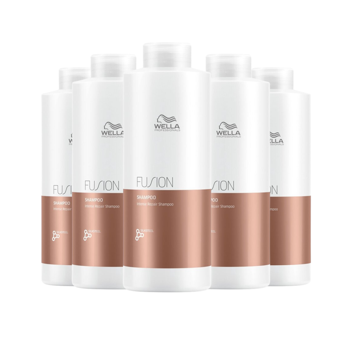 Wella Fusion Shampoo 1L - 5 Stuks - Voordeelverpakking