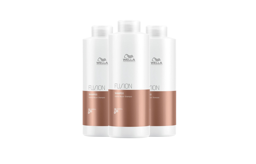 Wella Fusion Shampoo 1L - 3 Stuks - Voordeelverpakking