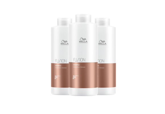 Wella Fusion Shampoo 1L - 3 Stuks - Voordeelverpakking