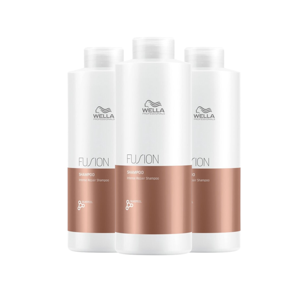 Wella Fusion Shampoo 1L - 3 Stuks - Voordeelverpakking