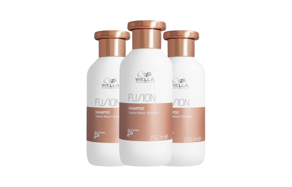 Wella Fusion Shampoo - 3 Stuks - Vpordeelverpakking