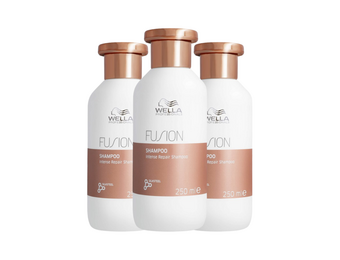 Wella Fusion Shampoo - 3 Stuks - Vpordeelverpakking