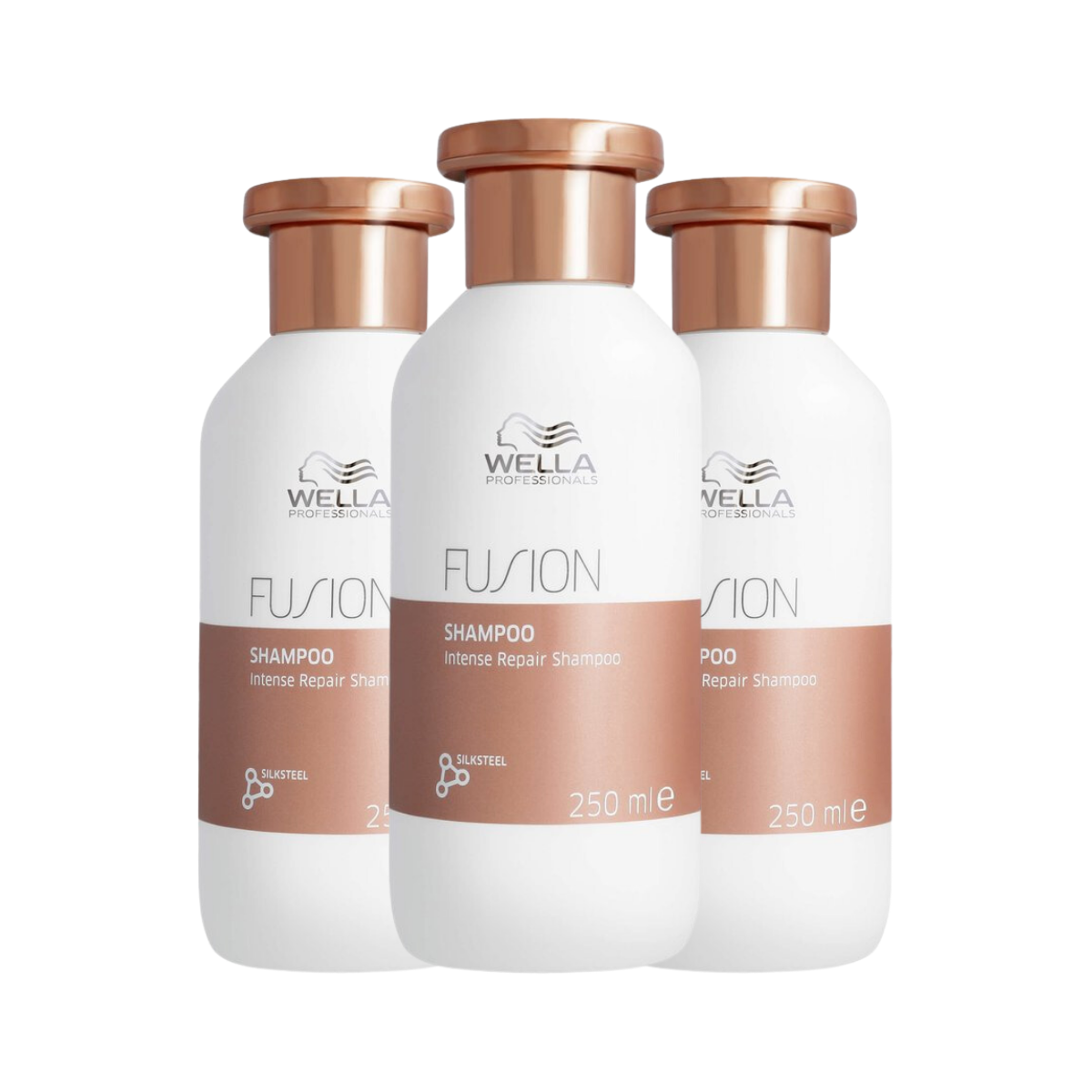 Wella Fusion Shampoo - 3 Stuks - Vpordeelverpakking