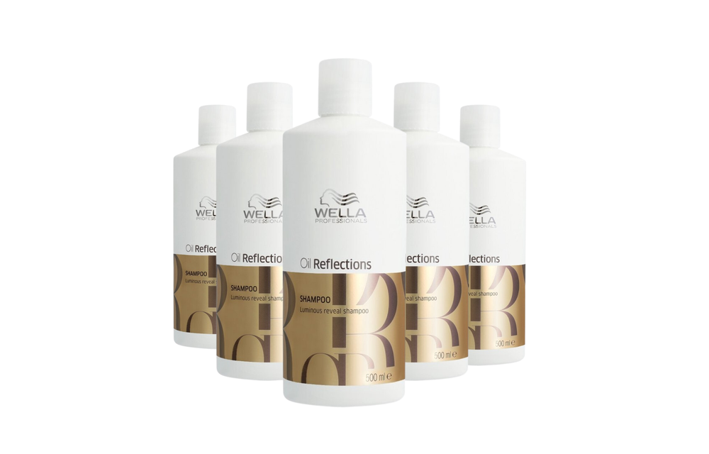 Wella Oil Reflections Luminous Reveal Shampoo 500ml - 5 Stuks - Voordeelverpakking