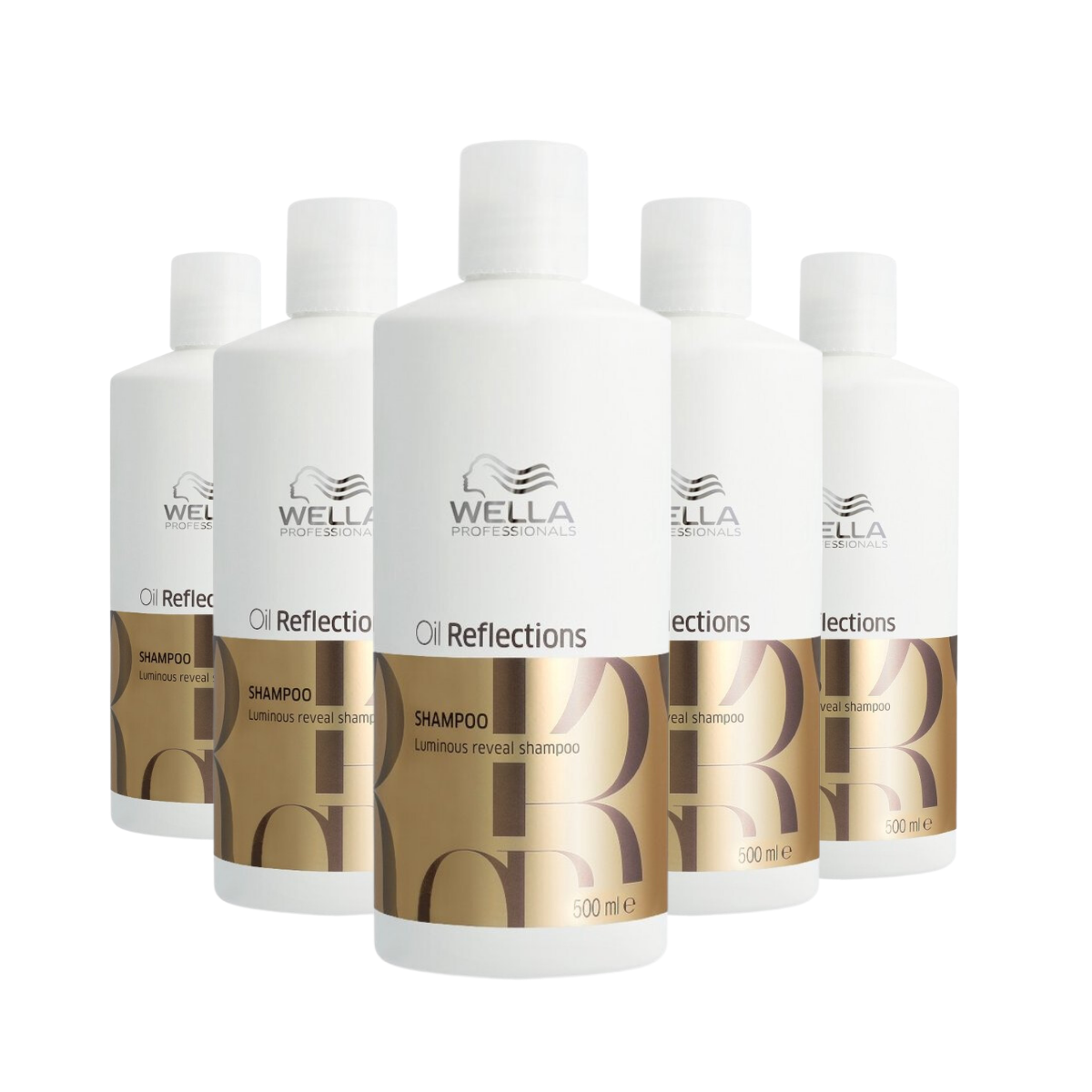 Wella Oil Reflections Luminous Reveal Shampoo 500ml - 5 Stuks - Voordeelverpakking