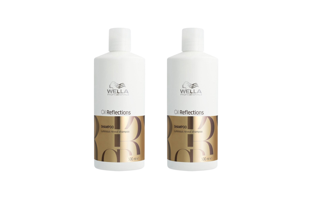 Wella Oil Reflections Luminous Reveal Shampoo 500ml - 2 Stuks - Voordeelverpakking
