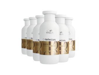 Wella Oil Reflections Luminous Reveal Shampoo 250ml - 6 Stuks - Voordeelverpakking