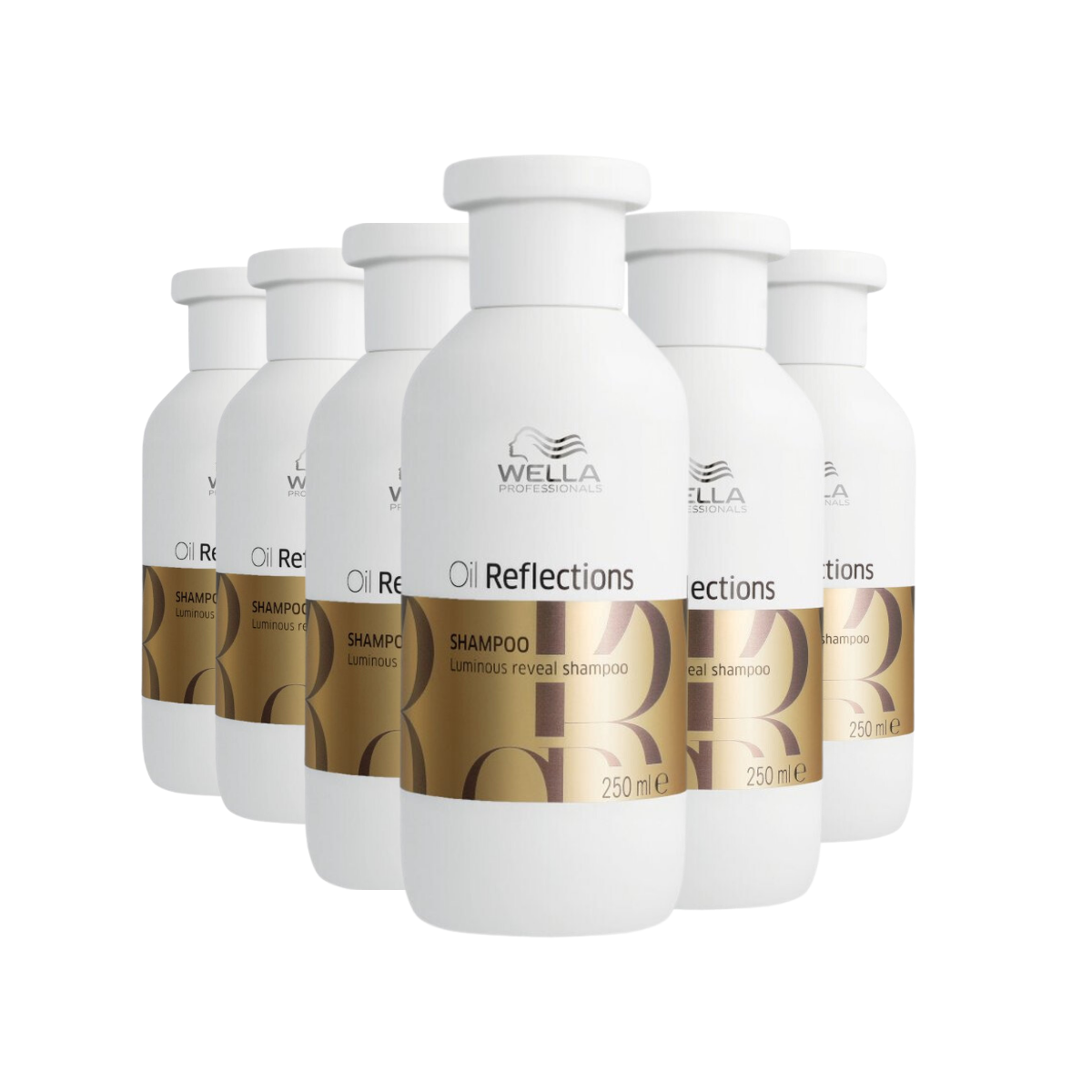 Wella Oil Reflections Luminous Reveal Shampoo 250ml - 6 Stuks - Voordeelverpakking