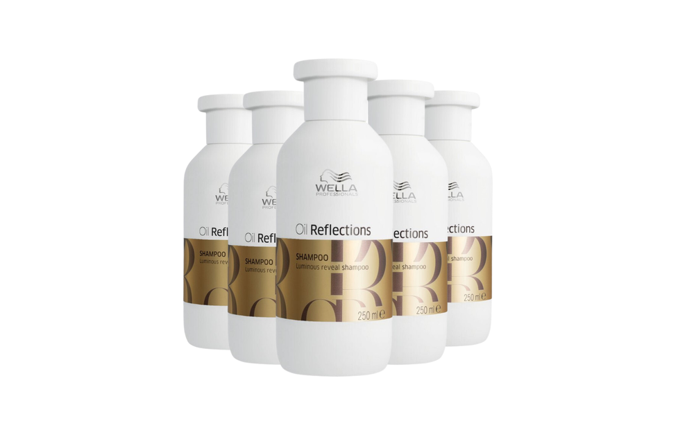 Wella Oil Reflections Luminous Reveal Shampoo 250ml - 5 Stuks - Voordeelverpakking