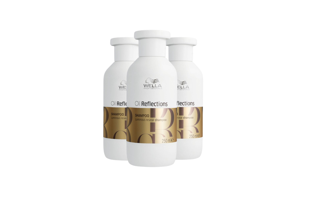 Wella Oil Reflections Luminous Reveal Shampoo 250ml - 3 Stuks - Voordeelverpakking