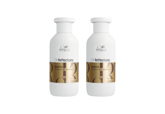 Wella Oil Reflections Luminous Reveal Shampoo 250ml - 2 Stuks - Voordeelverpakking