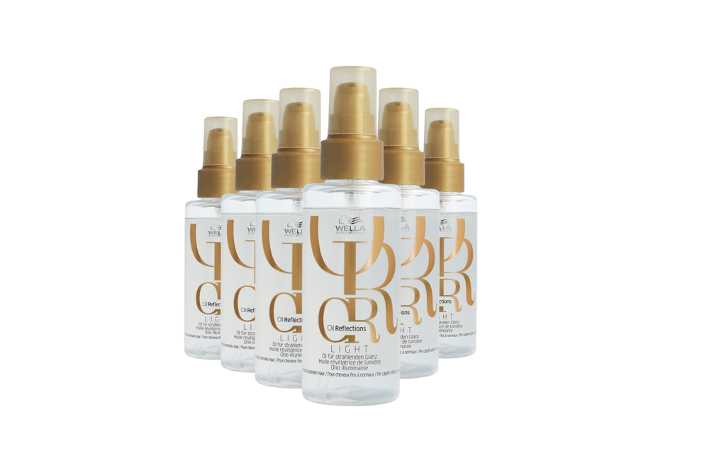 Wella Oil Reflections Light Luminous Reflective Oil - 6 Stuks - Voordeelverpakking