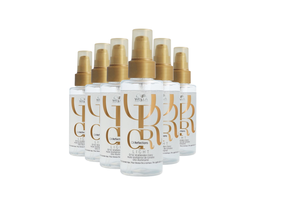 Wella Oil Reflections Light Luminous Reflective Oil - 6 Stuks - Voordeelverpakking