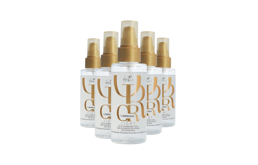 Wella Oil Reflections Light Luminous Reflective Oil - 5 Stuks - Voordeelverpakking