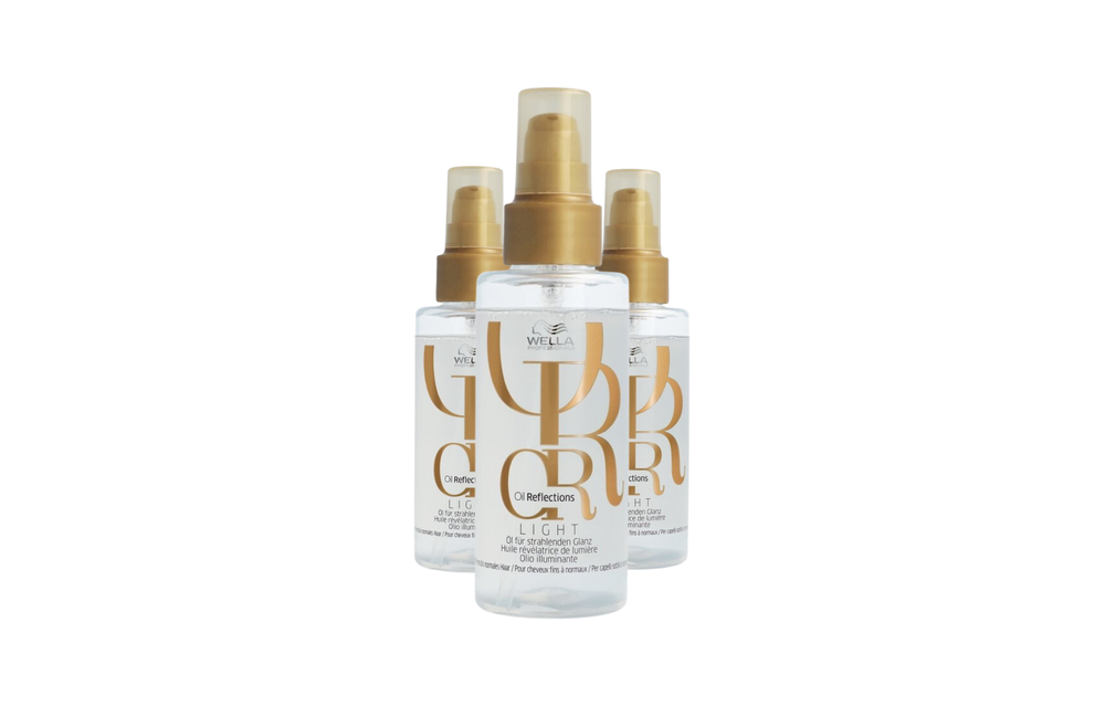 Wella Oil Reflections Light Luminous Reflective Oil - 3 Stuks - Voordeelverpakking