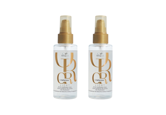 Wella Oil Reflections Light Luminous Reflective Oil - 2 Stuks - Voordeelverpakking