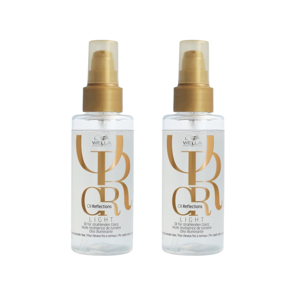 Wella Oil Reflections Light Luminous Reflective Oil - 2 Stuks - Voordeelverpakking