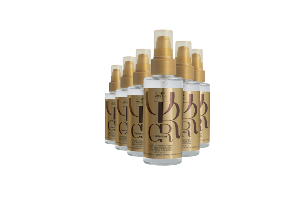 Wella Oil Reflections Luminous Smoothening Oil - 6 Stuks - Voordeelverpakking