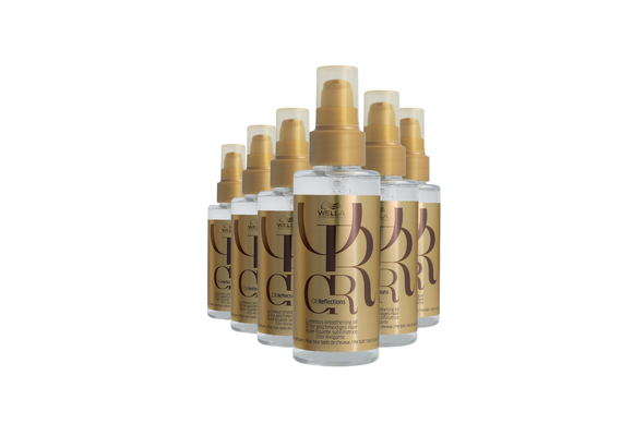 Wella Oil Reflections Luminous Smoothening Oil - 6 Stuks - Voordeelverpakking
