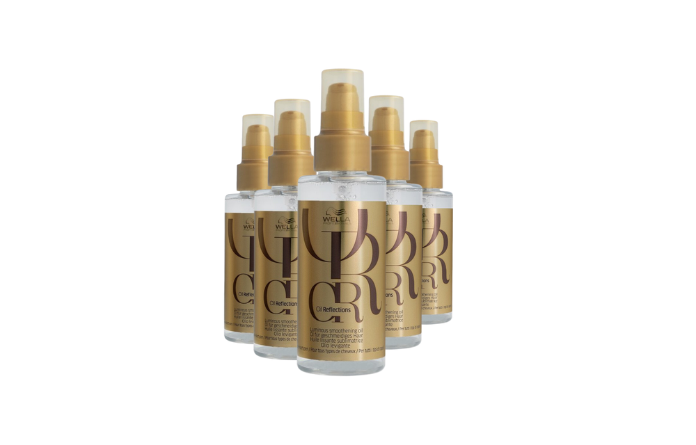 Wella Oil Reflections Luminous Smoothening Oil - 5 Stuks - Voordeelverpakking