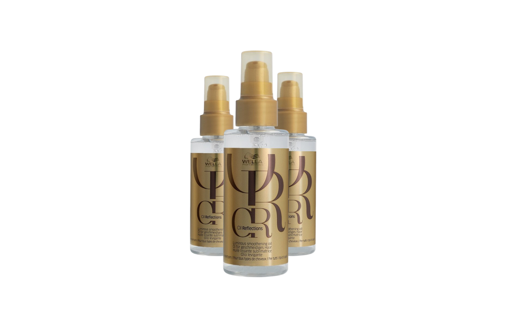 Wella Oil Reflections Luminous Smoothening Oil - 3 Stuks - Voordeelverpakking