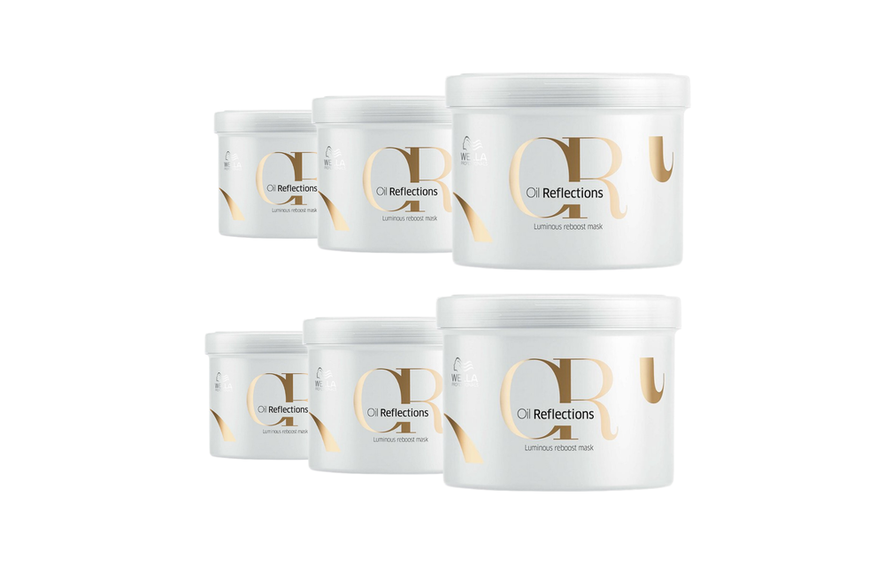 Wella Oil Reflections Luminous Reboost Mask 500ml - 6 Stuks - Voordeelverpakking