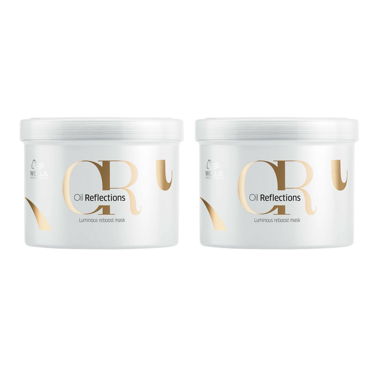 Wella Oil Reflections Luminous Reboost Mask 500ml - 2 Stuks - Voordeelverpakking