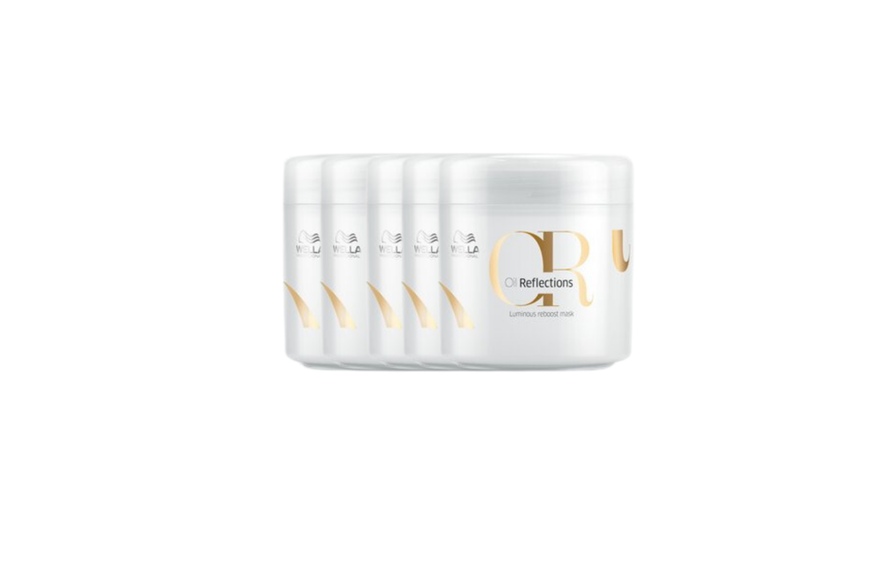 Wella Oil Reflections Luminous Reboost Mask 150ML - 5 Stuks - Voordeelverpakking
