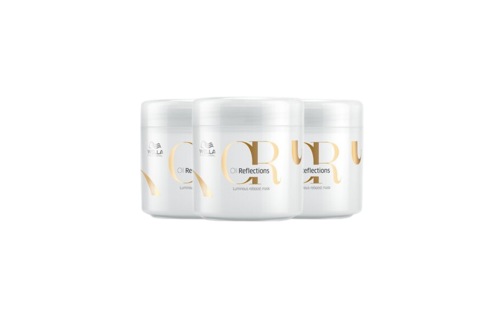 Wella Oil Reflections Luminous Reboost Mask 150ML - 3 Stuks - Voordeelverpakking