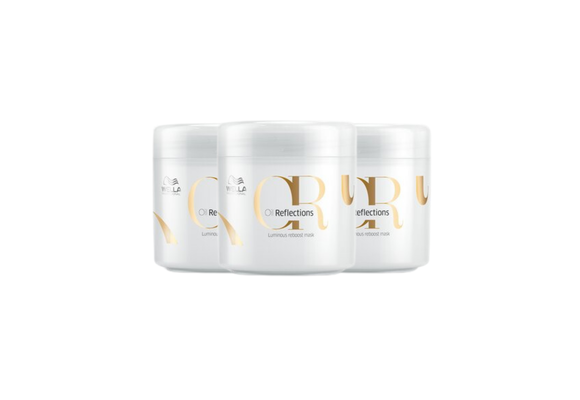 Wella Oil Reflections Luminous Reboost Mask 150ML - 3 Stuks - Voordeelverpakking
