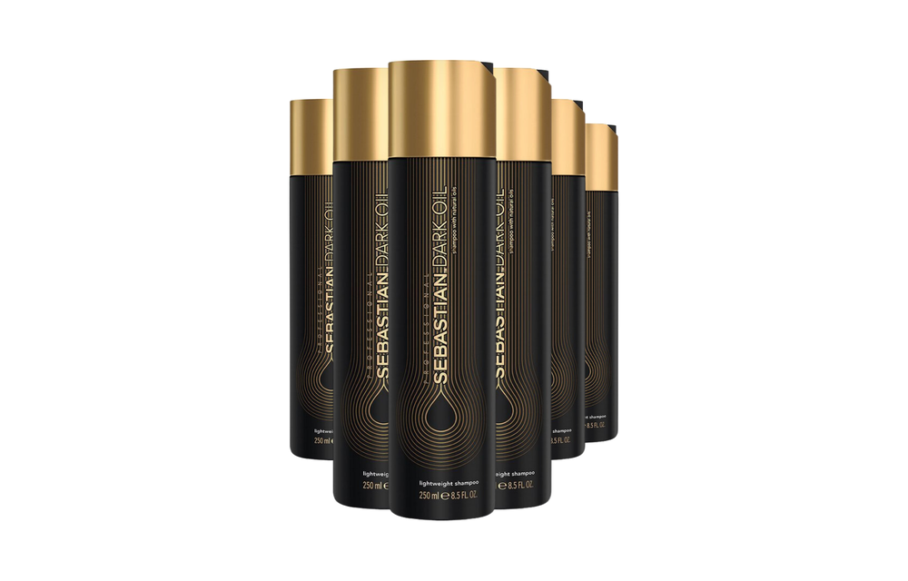 Sebastian Dark Oil Shampoo 250ml - 6 stuks - Voordeelverpakking