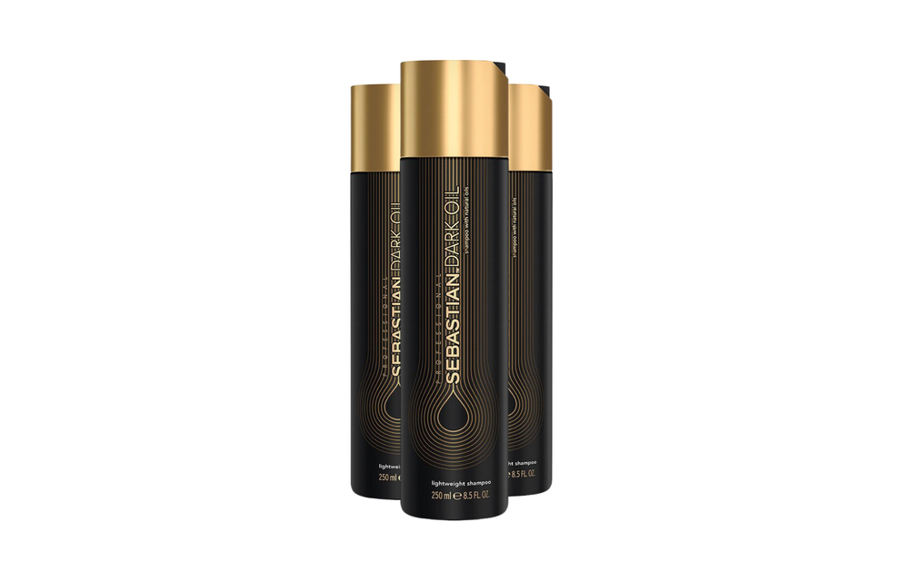 Sebastian Dark Oil Shampoo 250ml - 3 stuks - Voordeelverpakking