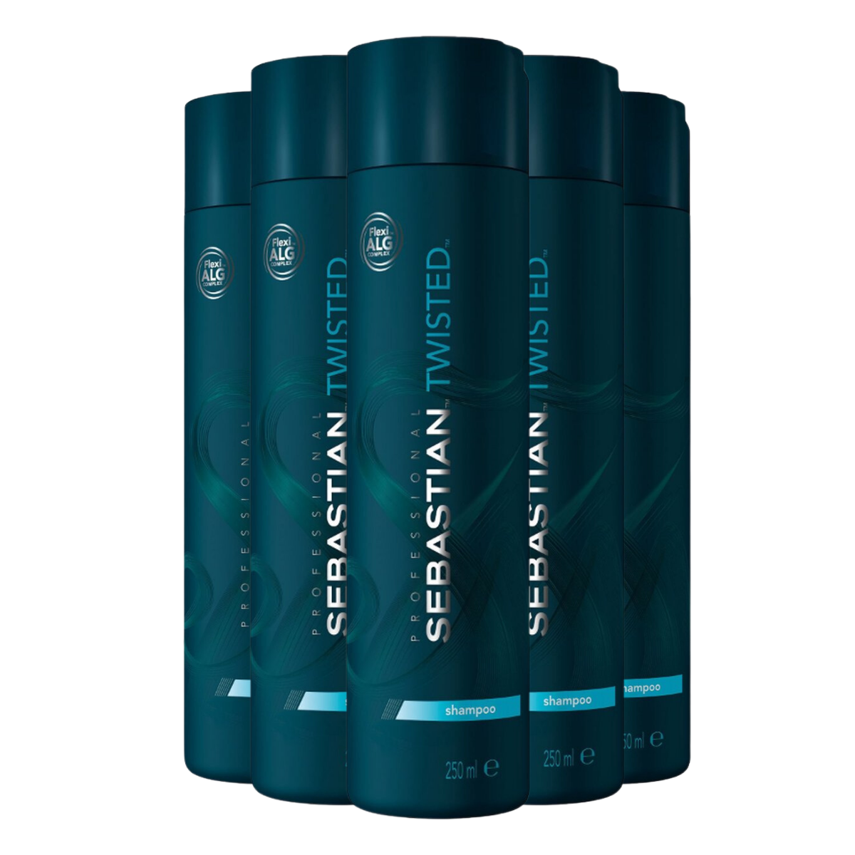 Sebastian Twisted Elastic Shampoo - 5 Stuks - Voordeelverpakking