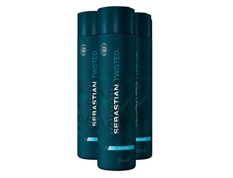 Sebastian Twisted Elastic Shampoo - 3 Stuks - Voordeelverpakking